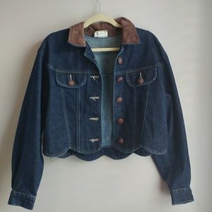 Vintage Cropped Denim Jacket